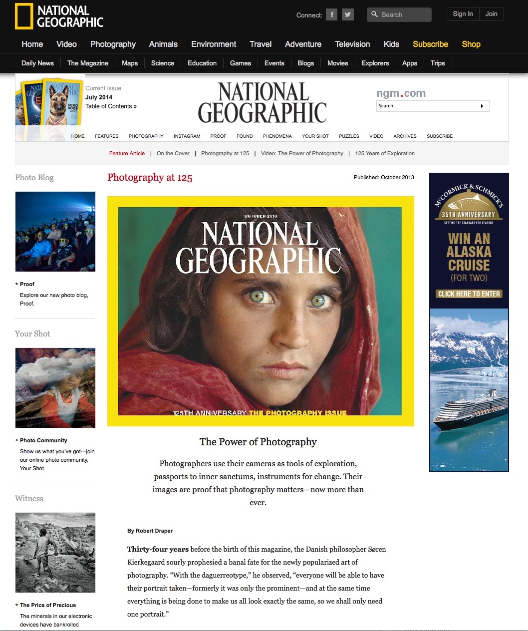 National Geographic's Visual Digital Storytelling - Online Journalism ...