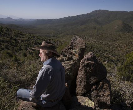 Brent Hafen says he wishes people would understand how much this land means to him. (Robert Gauthier / Los Angeles Times)