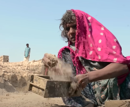 Entire families in Pakistan work dangerous jobs at brick kilns to pay off snowballing debts to kiln owners.