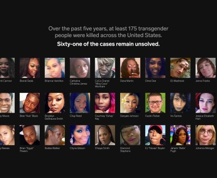 Over the past five years, at least 175 transgender people were killed across the United States. Sixty-one of the cases remain unsolved.