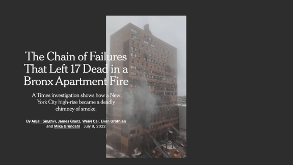 The Chain of Failures That Left 17 Dead in a Bronx Apartment Fire