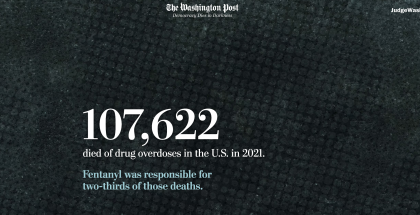 107,622 died of drug overdoses in the U.S. in 2021.