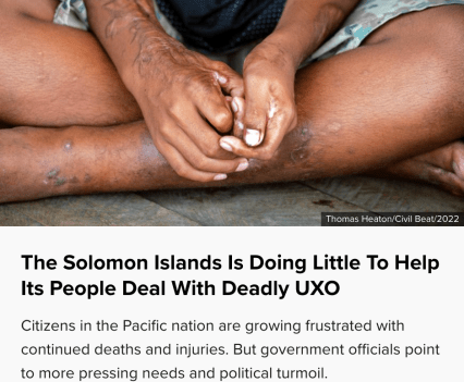 Citizens in the Pacific nation are growing frustrated with continued deaths and injuries. But government officials point to more pressing needs and political turmoil.