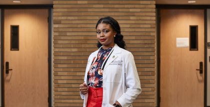 Dr. Rosandra Daywalker poses for a portrait Saturday April 23, 2022 in The Medical Center in Houston, TX.