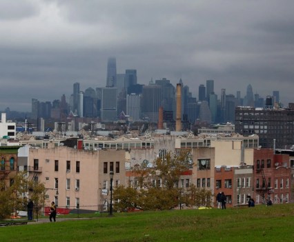 Photo of New York City on grey day