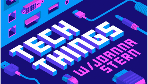 Graphic cover image for "Tech Things with Joanna Stern"