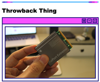 Photo of a person's handing holding an old Apple computer chip