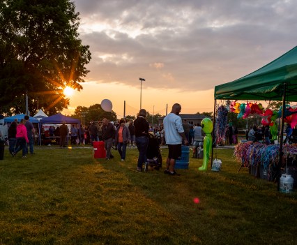 Residents and visitors gathered for Community Days in DuBois, PA.